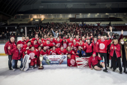 Vítězství  hokejového mužstva UK v Hokejové bitvě univerzit 2021
