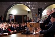 Diskuze prezidentů se studenty na Právnické fakultě UK