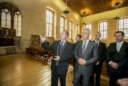 Návštěva ministerského předsedy Saska na Univerzitě Karlově